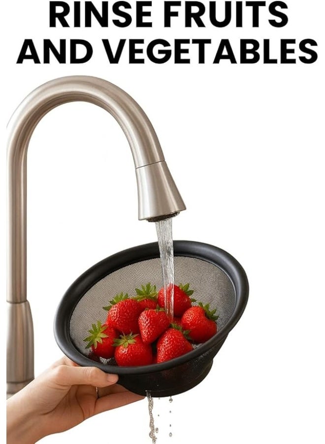 Mesh strainer (sieve) set - 3 pieces - Image 3